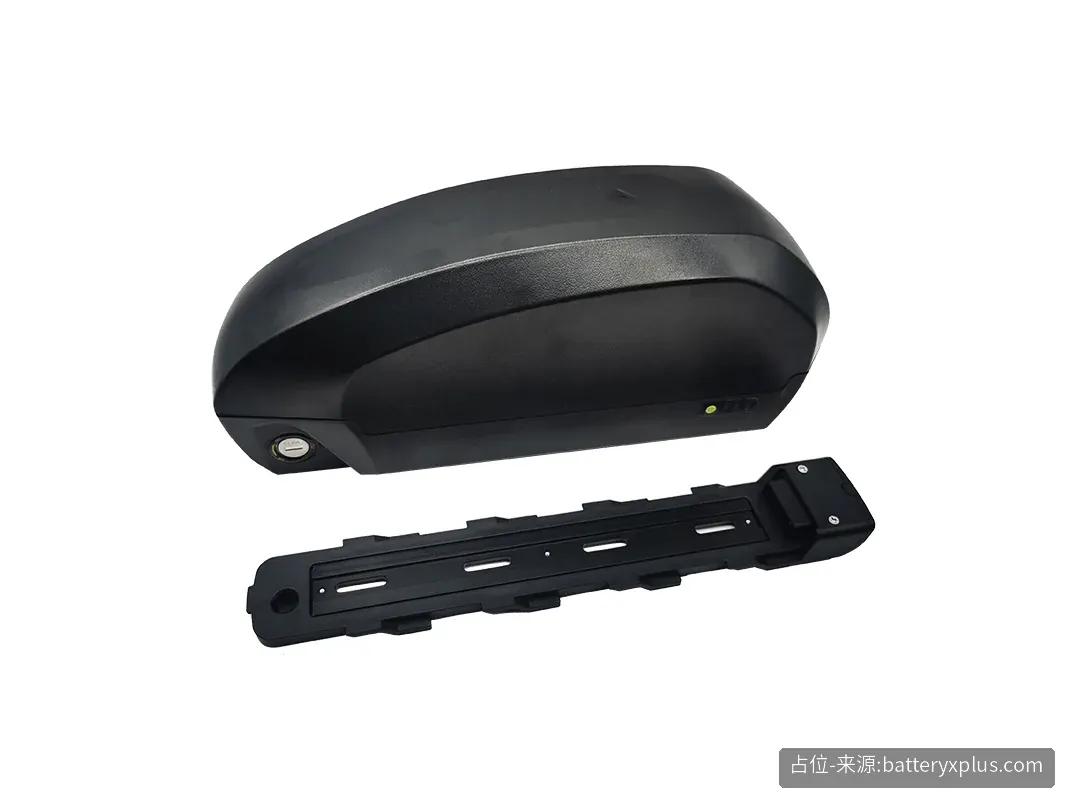Aurora Fuel-Tank-Style Battery Case for moped-style E-Bikes (56 cells)