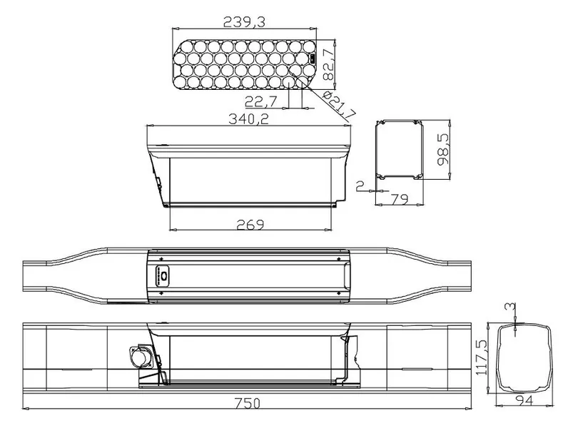 Sonite 21700 Battery Cases 14