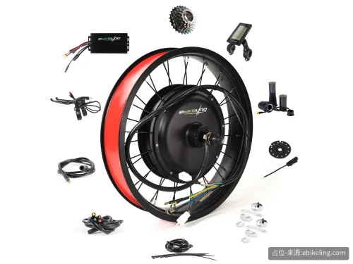 3000W Direct-Drive Rear Hub Motor Kit (52–72V, 4 kW peak)