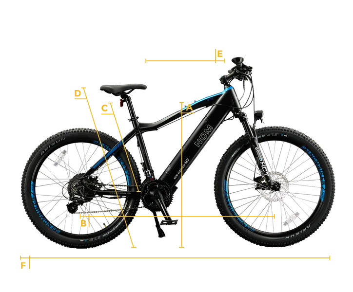 Electric Mountain Bike — Model EMTB-1 2