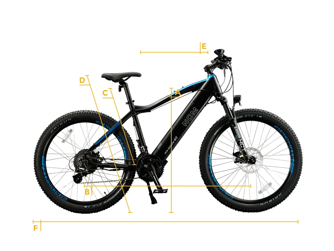 Electric Mountain Bike — Model EMTB-1 2