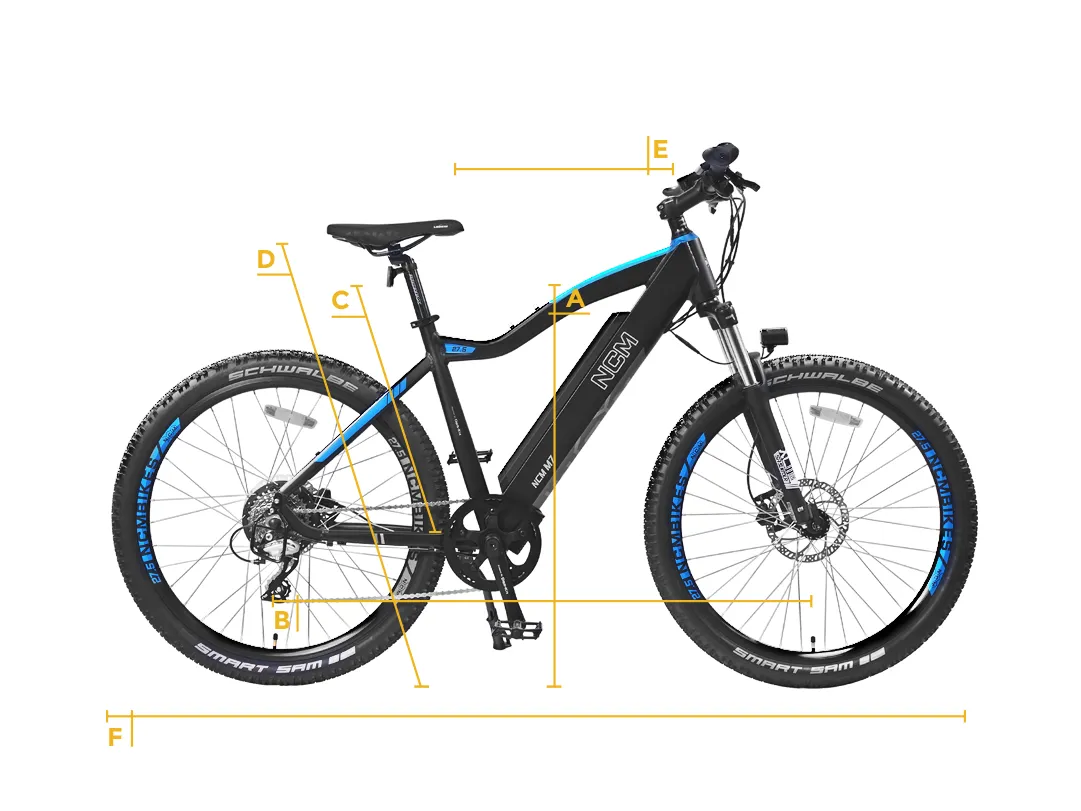 Electric Mountain Bike — Model EMTB-6 2