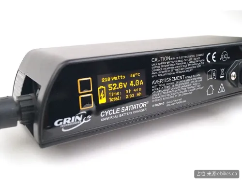 Grin Cycle Satiator 48V 8A Programmable E-Bike Charger (360W)